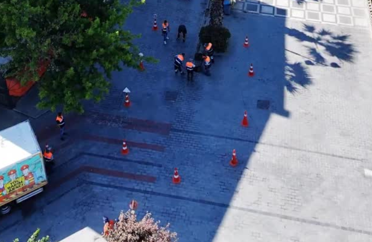 Silivri Sahil Mazgallarında Temizlik Çalışmaları Sürüyor
